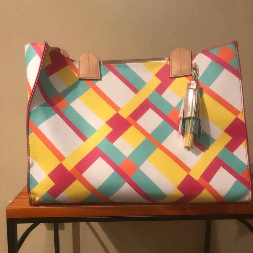 Kate Landry multi color tote
